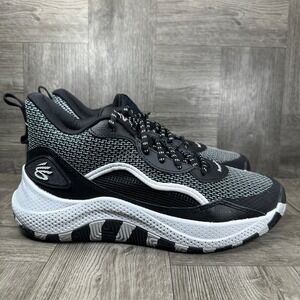 Under Armour Basketball Shoes Womens 8.5 Black White Micro G NEW 3027626-001